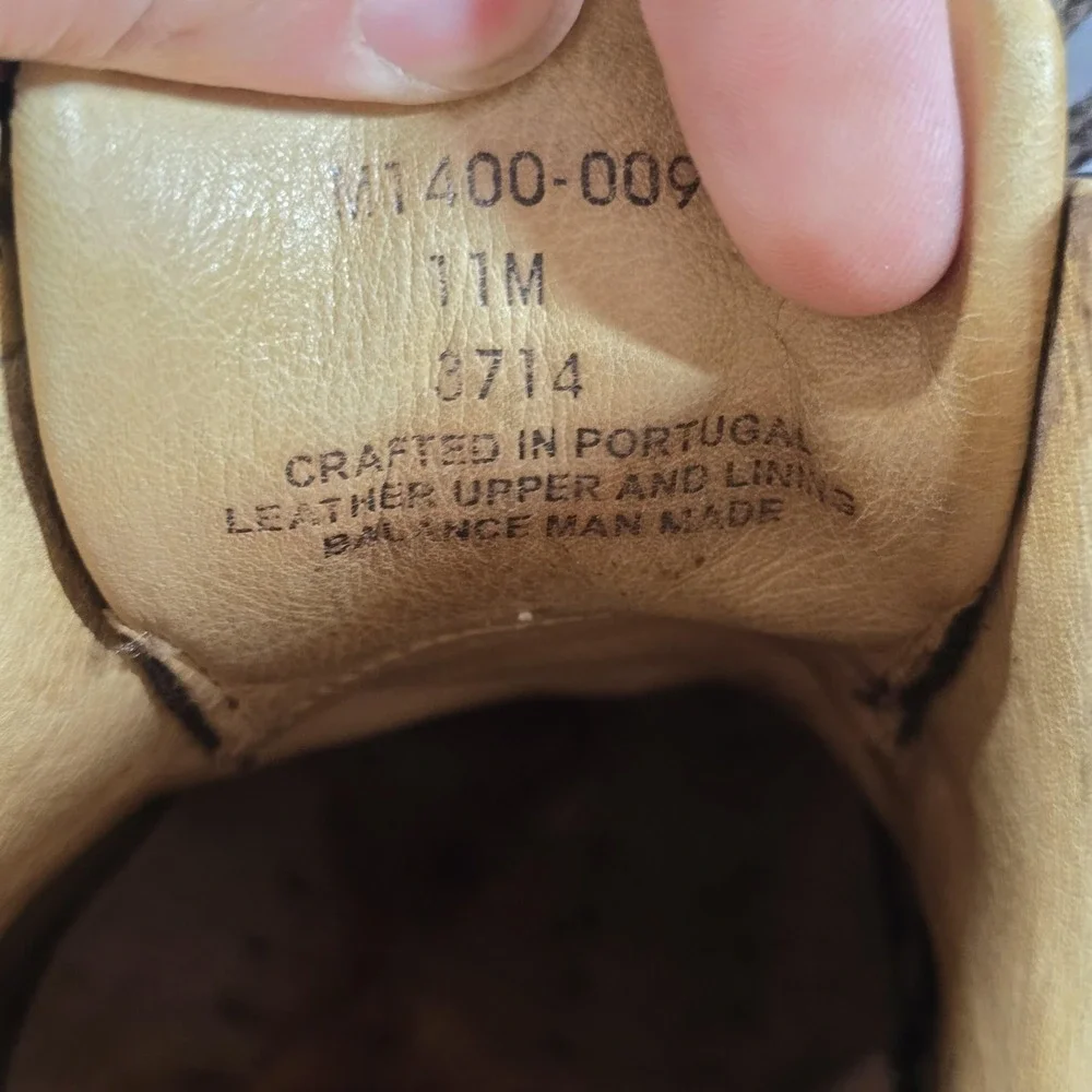 Samuel Hubbard Chukka Boots Mens Size‎ 11 Brown Leather Vibram Sole M1400-009